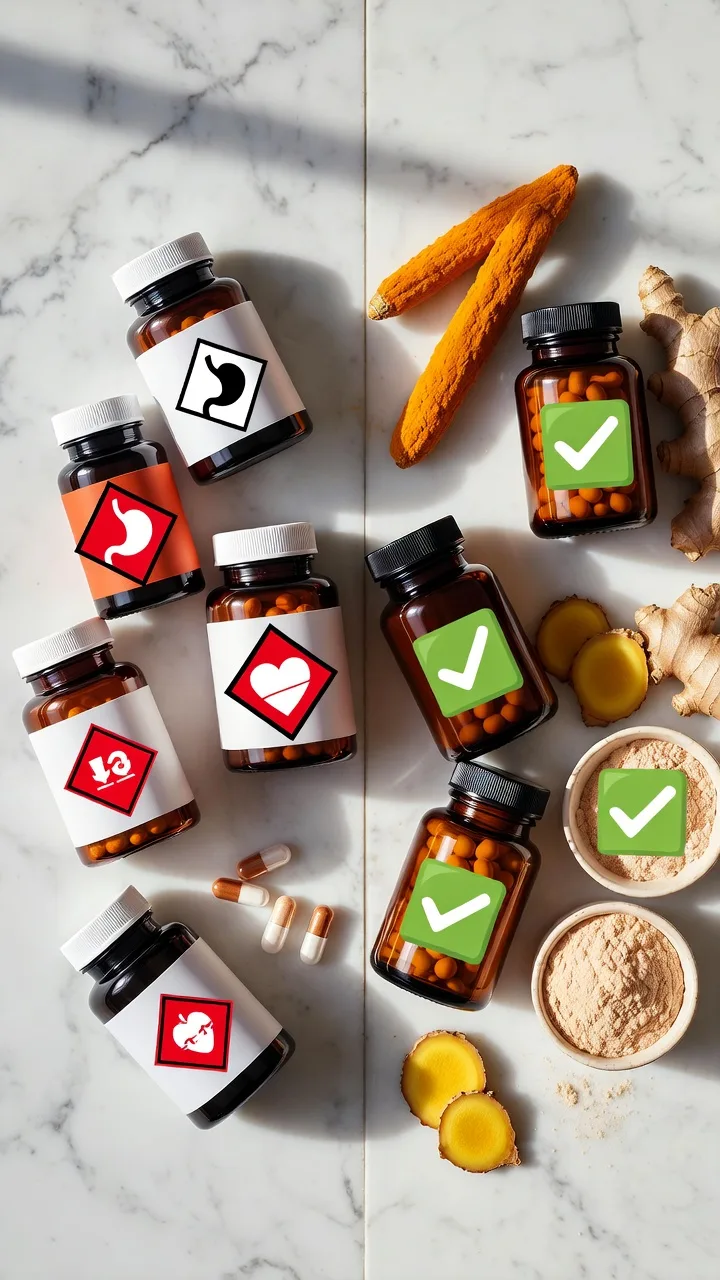 Comparativa de medicamentos y suplementos naturales para el dolor de huesos y articulaciones